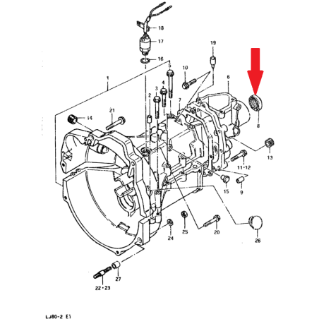 Suzuki Samurai Gearbox Seal 28X38X10 24780-79001