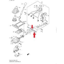 Douille de sélecteur de boîte de vitesses Suzuki Jimny 09320-14024