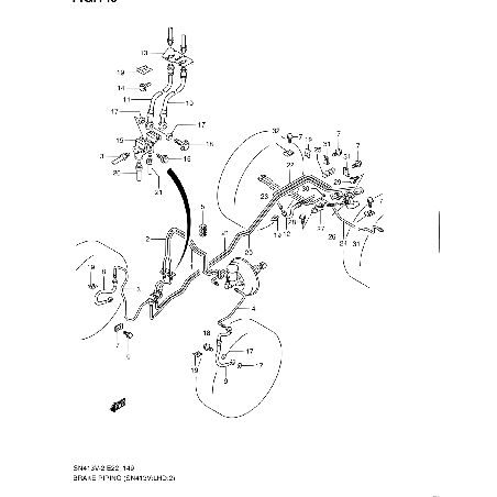 Brake Line Suzuki Jimny 51340-81A00