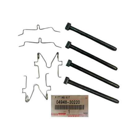 Brake Pad Hardware Kit Original Toyota Lexus 04948-30220