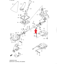 Douille de sélecteur de boîte de vitesses Suzuki Grand Vitara 28119-64J00