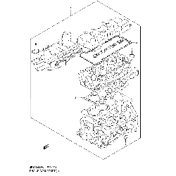 Kit de joints moteur 2.4 Suzuki Grand Vitara 11400-66822
