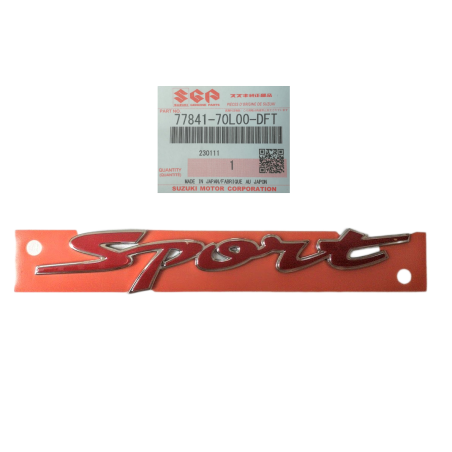 Emblème sport Suzuki Swift SX4 77841-70L00-DFT