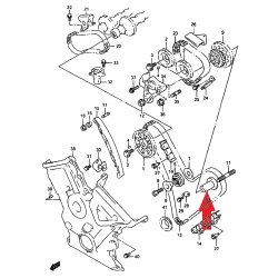Douille d'arbre à cames v6 Suzuki Grand Vitara XL-7 12752-85FA0