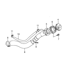 Tuyau de remplissage de carburant 99 Suzuki Vitara 89201-60A13-KIT