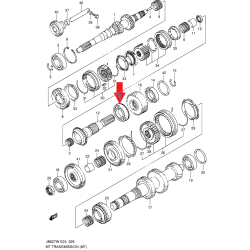 Getriebelager Suzuki Grand Vitara Jimny 08173-62070