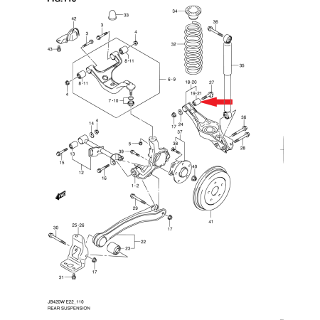 Zamek schowka górny podłokietnik Pajero IV 06- OEM MR532555