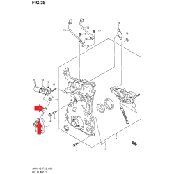 Joint rondelle de boulon de conduite d'huile Suzuki 09168-12017