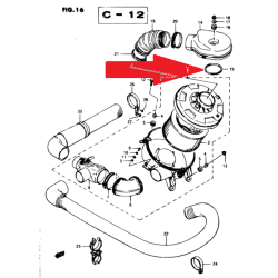 Joint de filtre à air Suzuki Samurai 13885-83000