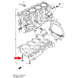 Engine Half Block Bolt Suzuki Grand Vitara SX4 11251-85FA1