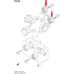 Antriebsachsbuchse hinten Suzuki Grand Vitara 27561-66J01