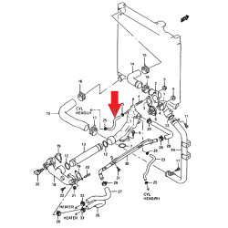 Durite d'eau Suzuki Grand Vitara XL-7 17858-77E00