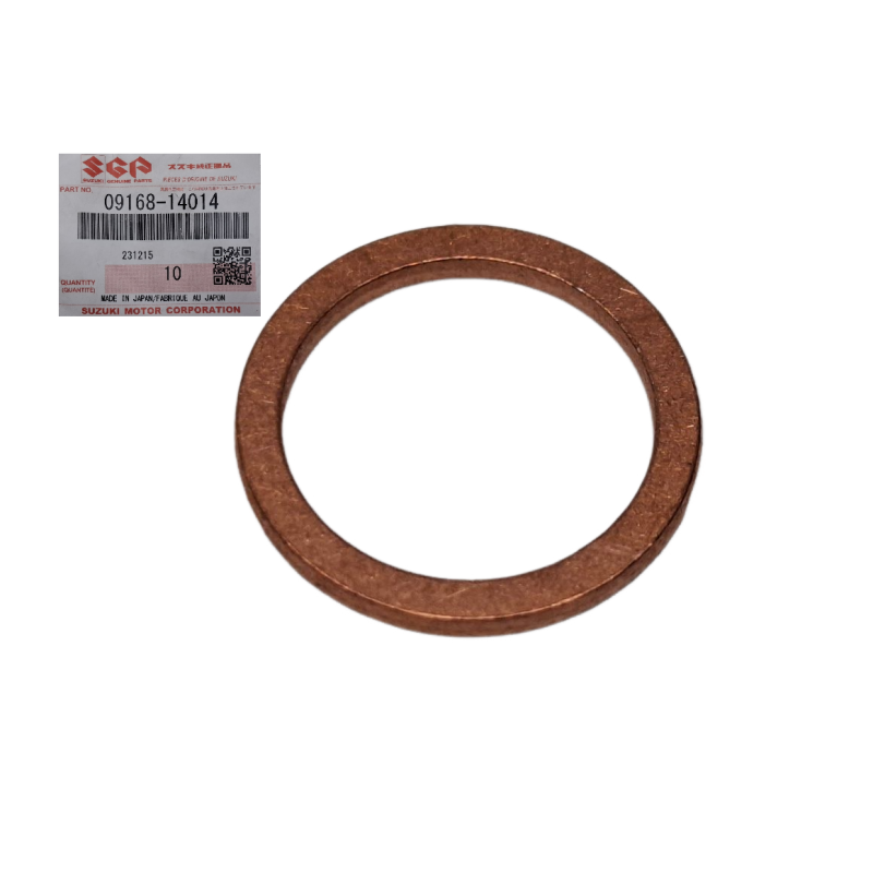 Joint de conduite d'assistance de direction 14x18x1.5 Suzuki 09168-14014