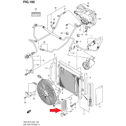 Protection de ventilateur de climatisation gauche Suzuki Jimny 95340-57M10