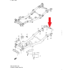 Travesaño del bastidor trasero Suzuki Jimny 57250-81A01