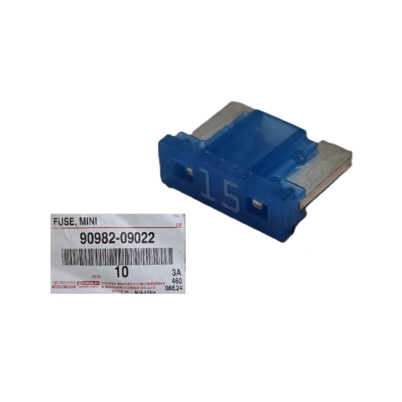 Bezpiecznik elektryczny 15 a mini Toyota 90982-09022
