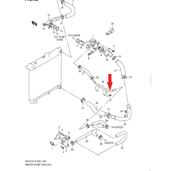 Water Hose Suzuki Jimny 17880-80A00