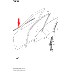 Modanatura porta anteriore destra Suzuki Grand Vitara 83811-65J00