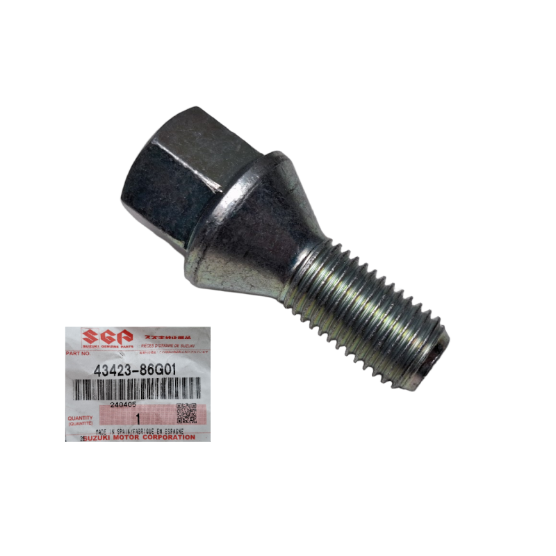 Bullone cerchione ruota Suzuki Swift Vitara SX4 Ignis S-Cross 43423-86G01