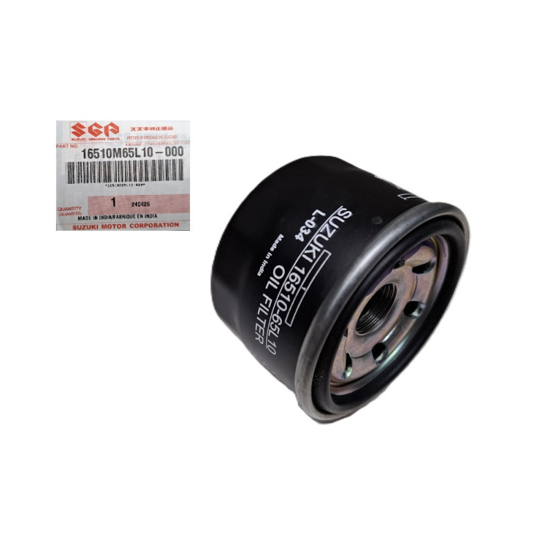 Filtro de aceite 1.2 Suzuki Baleno 16510M65L10