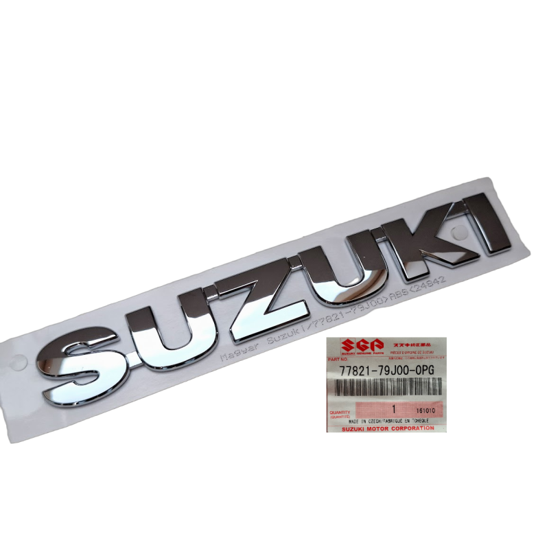 Emblema inscripción Suzuki 77821-79J00-0PG