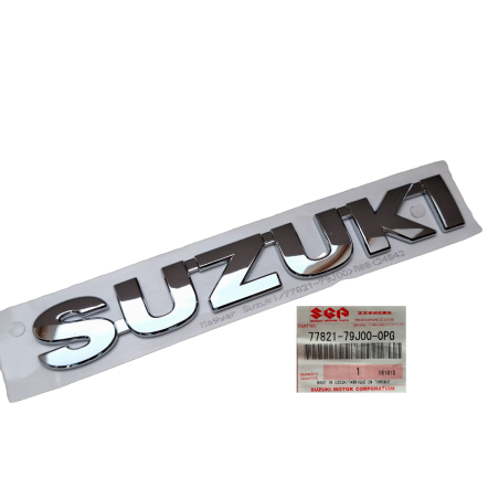 Emblem Schriftzug Suzuki 77821-79J00-0PG