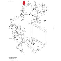Tubo superiore del radiatore Suzuki Grand Vitara 17841-65J00