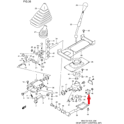 Transmission Lever Cushion Suzuki Jimny 29610-81A00