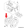 Kryt brzdového kotúča, predný Suzuki jimny 55221-81A00