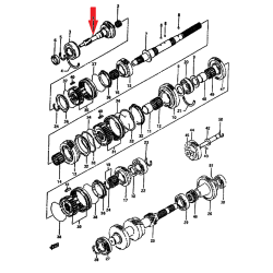 Transmission Shaft Suzuki Samurai 24110-83010