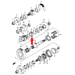 Sensor, Geschwindigkeitssensor Verteilergetriebe 1.5 Suzuki Jimny 26481-84A00