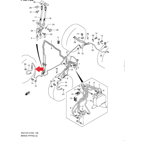 Brzdové potrubie Suzuki Jimny 51420-81A01