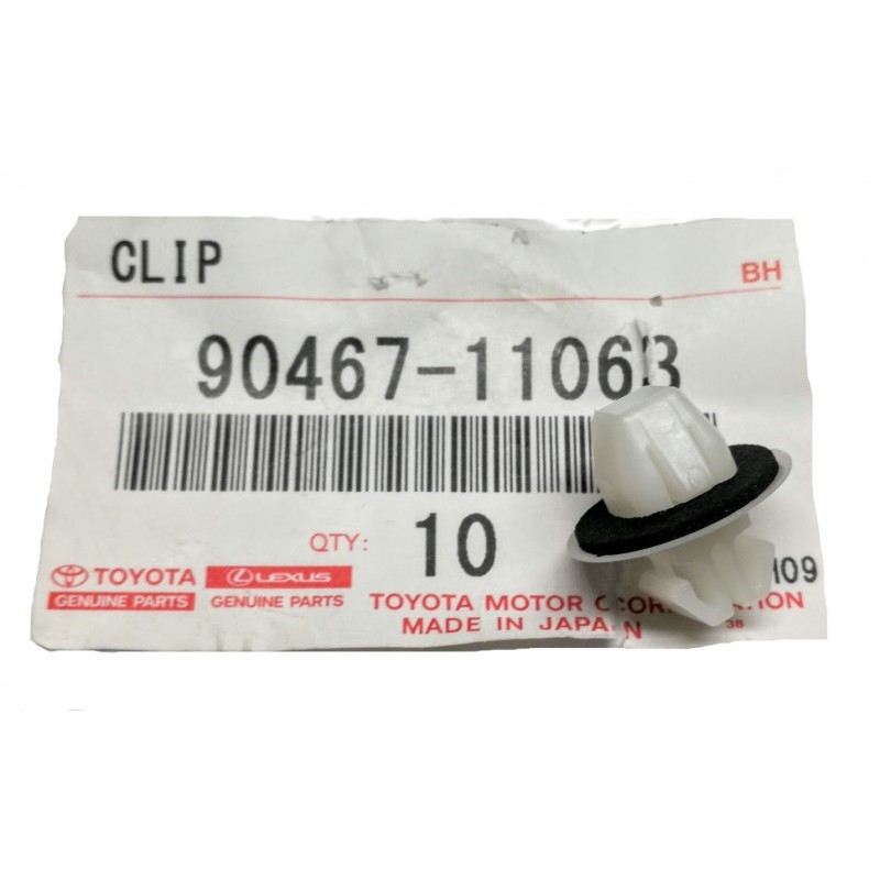 Clip, axe de rail de carrosserie RAV4 II 00-05 90467-11063