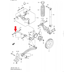 Boccola braccio di controllo posteriore Suzuki Grand Vitara II 46331-65J01