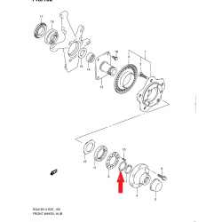 Unterlegscheibe der vorderen Halbwelle Suzuki Vitara Grand Vitara XL-7 44182-60A01