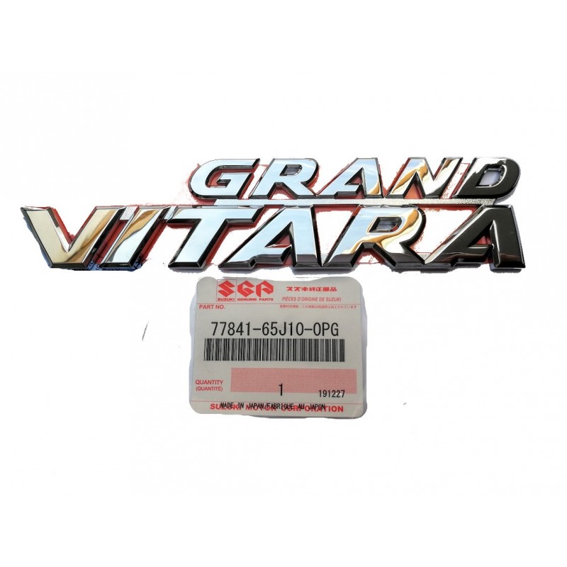 Logo emblème Grand Vitara 77841-65J10-0PG